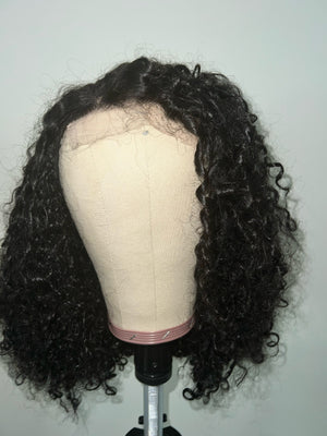 14" Candy Curl Double Drawn Closure Wig