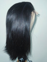 10" Straight Double Drawn Closure Wig